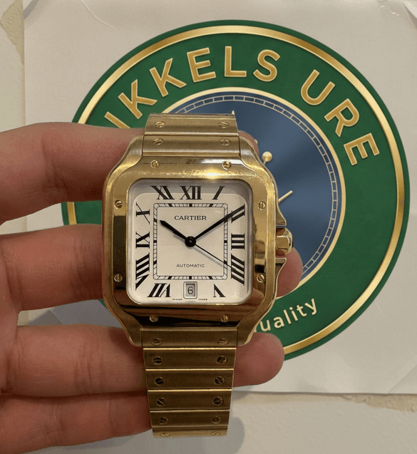 Cartier Santos 35mm Guld.