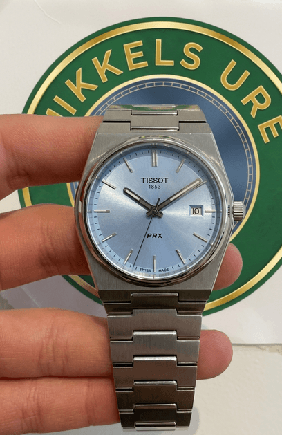 TISSOT PRX Lyseblå urskive